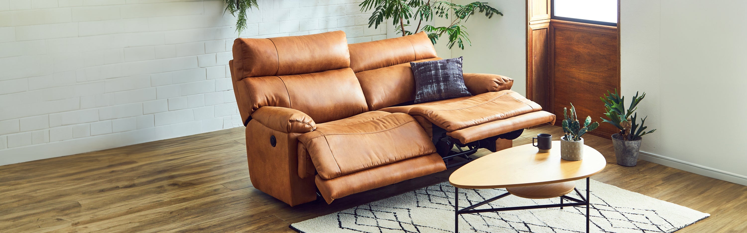 リクライニングソファ