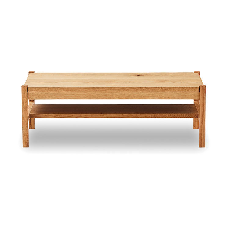【OUTLET】ジンキⅡ センターテーブル 幅120cm 節有 棚付