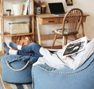 ブッバ スツール #まる #ネイビー