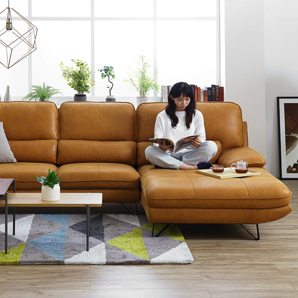 脚高は13cmあるので、お掃除ロボットも使用可能です。 #PLT111 プラチナグレー（プライムレザーテックス）