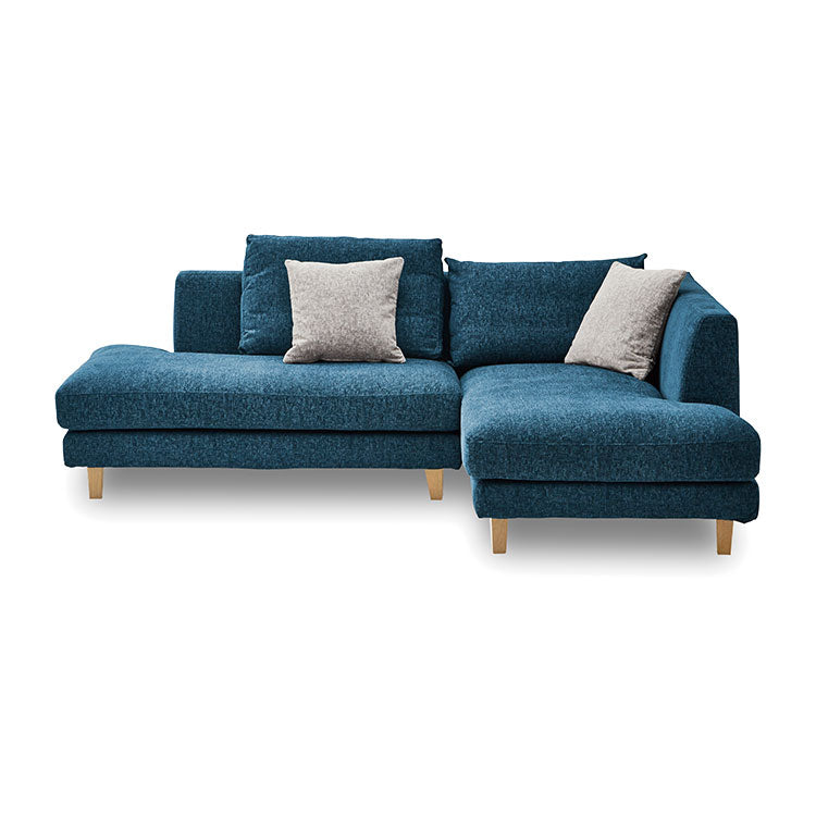 本体:ブルー×木脚:ライトブラウン