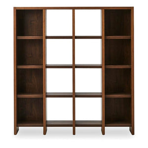 ルドルフ　シェルフ #ウォールナット #４列４段