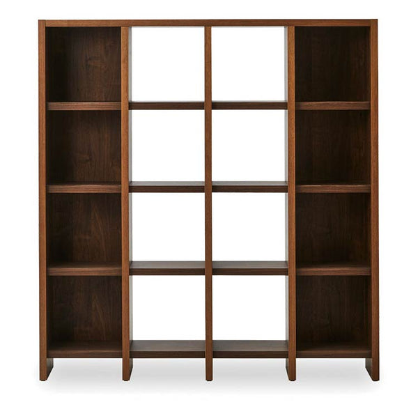 ルドルフ　シェルフ #ウォールナット #４列４段