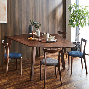 フレイレ ダイニングテーブル 幅150cm #ウォールナット #オイル塗装 #無垢脚