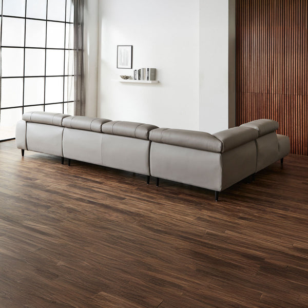 背面も同じ素材で美しくデザインされており、お部屋の中央にも違和感なく置くことができます。 #SILT21 スノーホワイト（シルキーレザーテックス） #シルキーレザーテックス