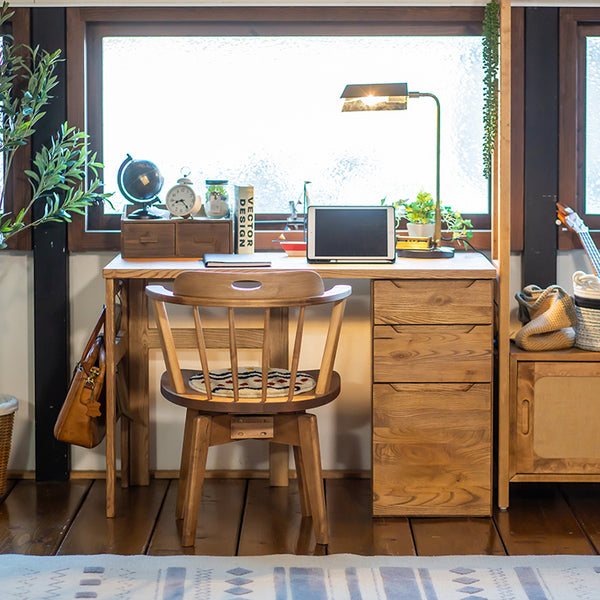 ピポⅡ デスク チェストタイプ #オーク #幅110cm