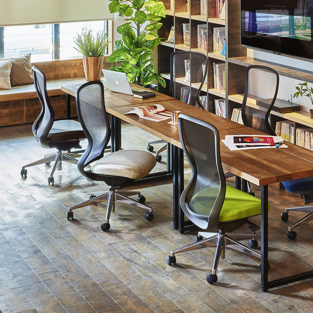 A03-E オフィスチェア 肘無 ヘッド無