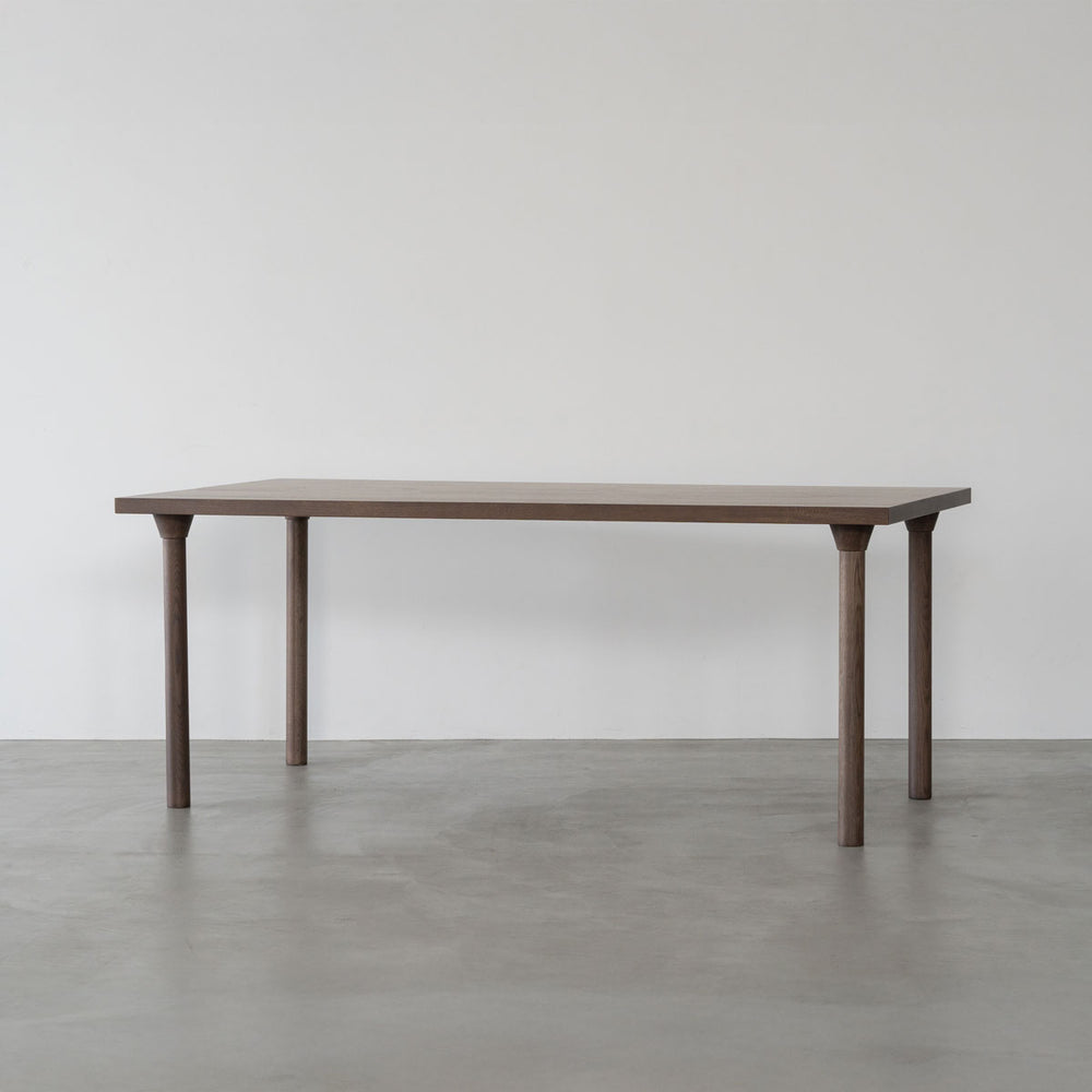 【数量限定】フィーム ダイニングテーブル スリット無タイプ 木脚