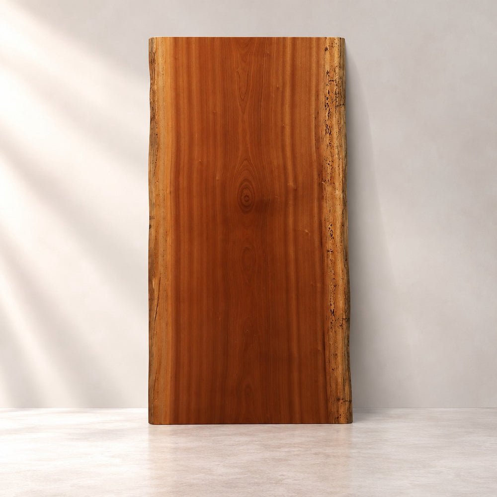 【OUTLET】一枚板テーブル　サペリ　419-4-1　(W150cm)