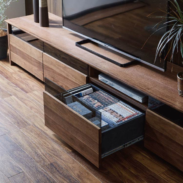 レンジⅡ テレビボード 幅220cm #ウォールナット