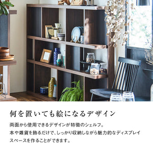 ローナ シェルフ 幅180cm ハイタイプ #グレー