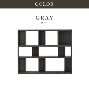 ローナ シェルフ 幅180cm ハイタイプ #グレー