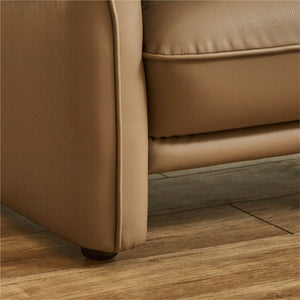 グランベルツ ソファ 3人掛け #FLT02 シャドーグレージュ（ファインレザーテックス）