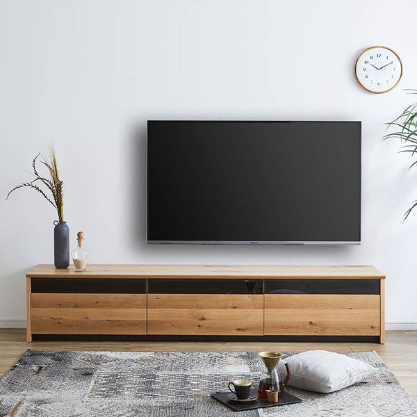 レンジⅡ テレビボード 幅220cm #ウォールナット