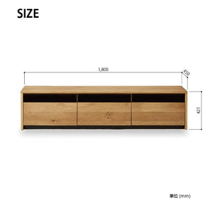 レンジⅡ テレビボード 幅180cm #オーク