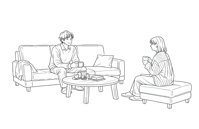 来客時にもゆったり