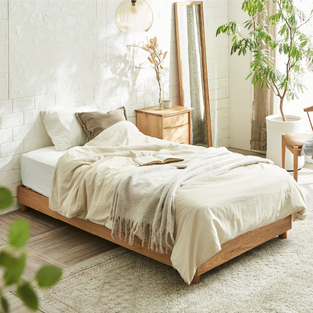 ナタリス ベッドフレーム 木脚タイプ