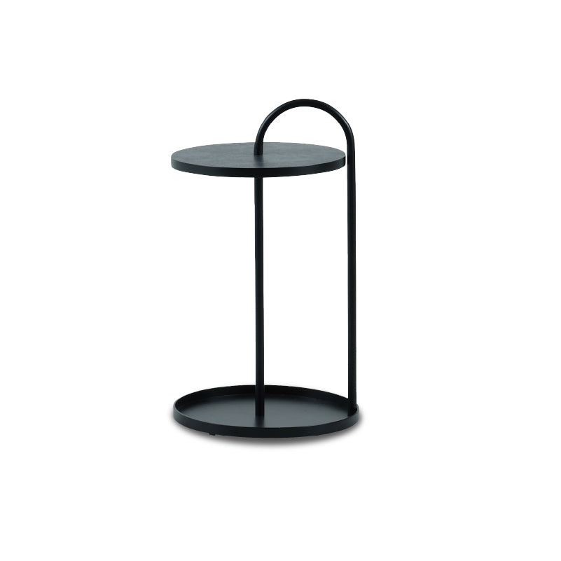 ドレア サイドテーブル ブラックストーン